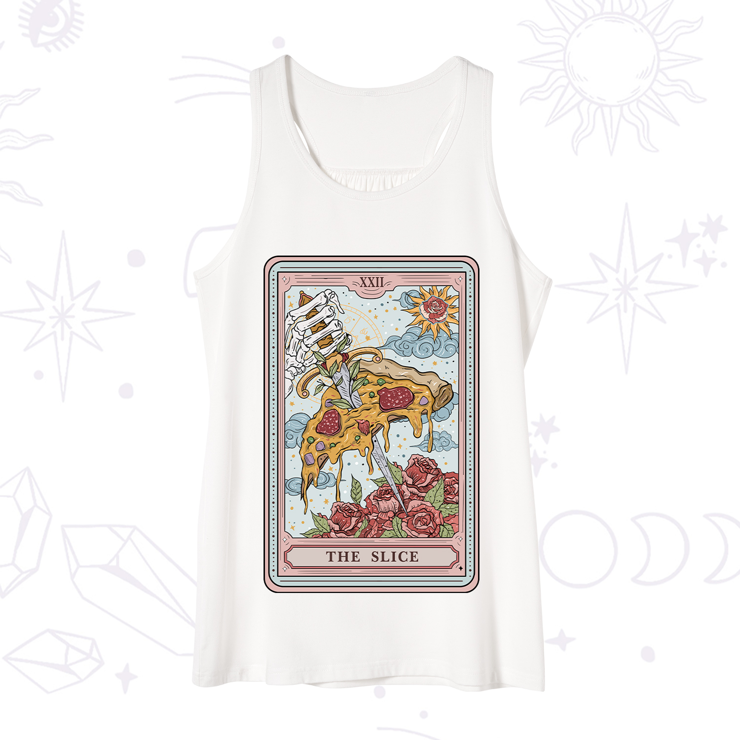 Purplehecate The Slice Food Tarot Tank