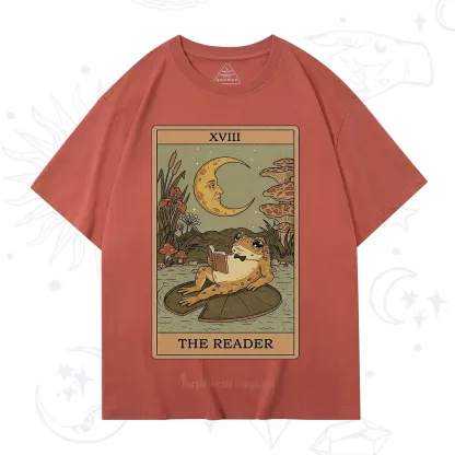 Purplehecate The Reader Frog Tarot T-Shirt