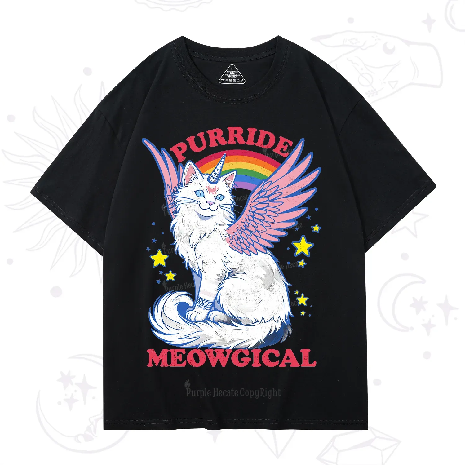 Purplehecate Purride Meowgical T-Shirt