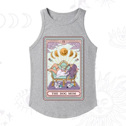 Purplehecate The Dog Mom Tarot Racerback Tank Top