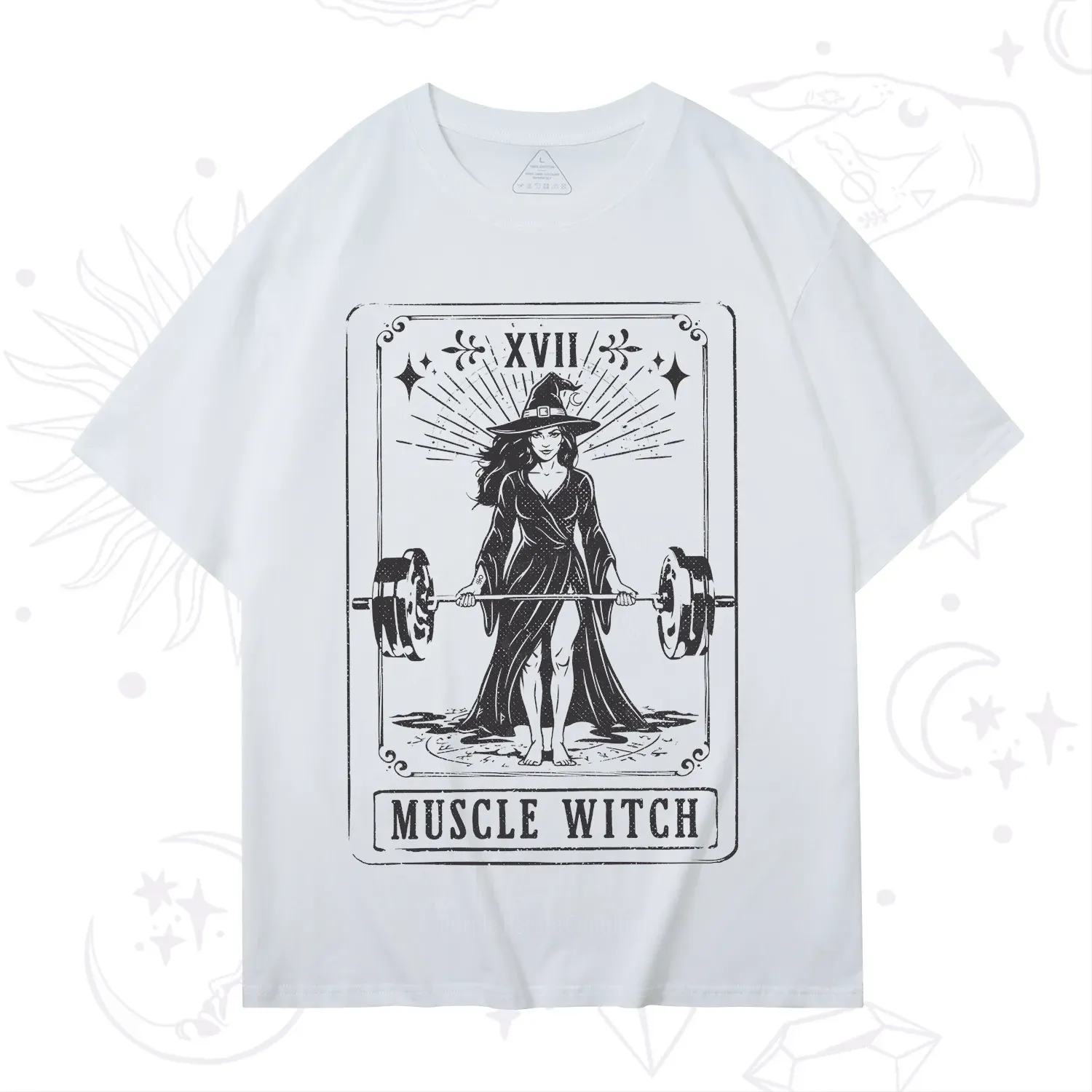 Purplehecate The Muscle With Tarot T-Shirt