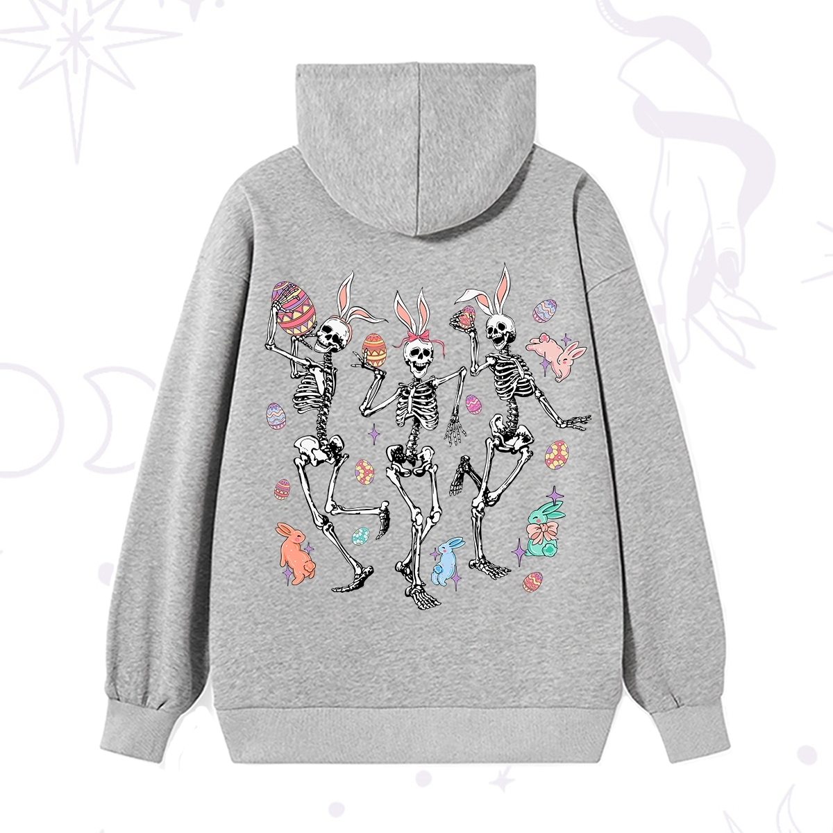 Purplehecate Easter Bunny Skeleton Hoodie