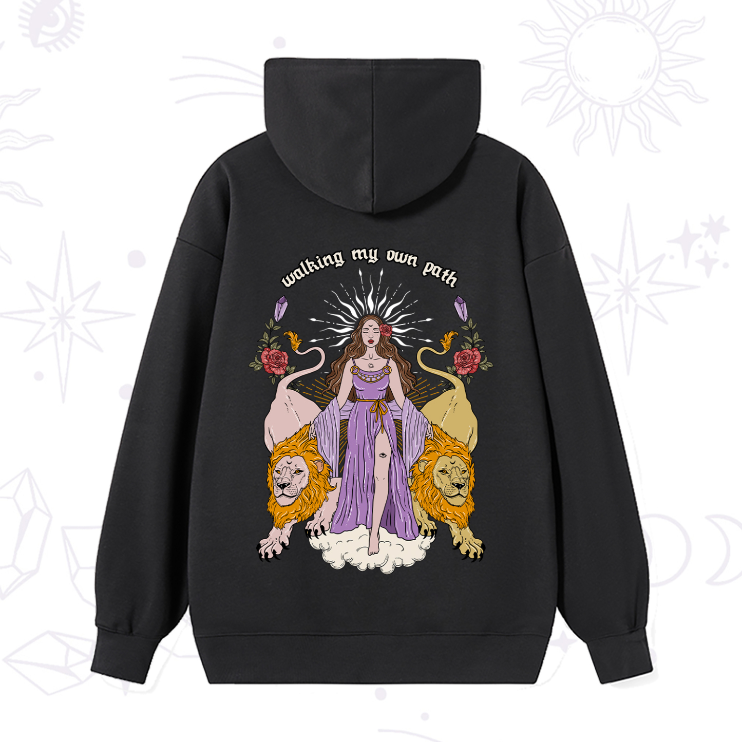 Magic Purplehecate The Goddess Walking My Own Path Hoodie