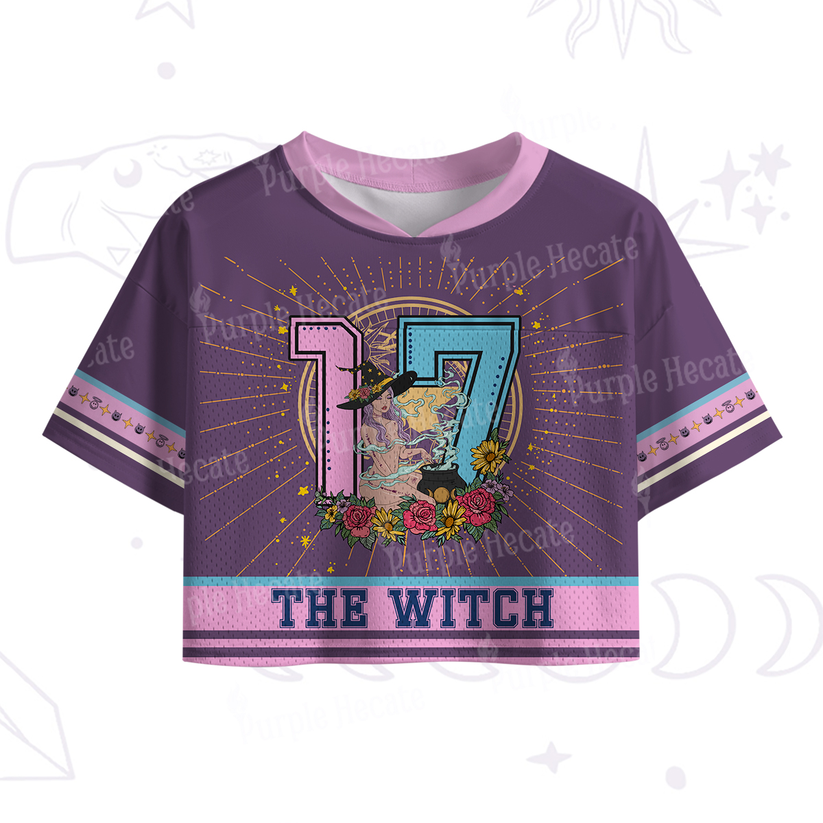 Purplehecate Arcana 17 The Witch Crop Sports Jersey
