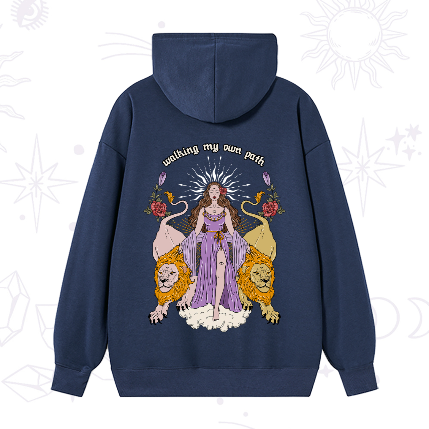 Purplehecate The Goddess Walking My Own Path Hoodie