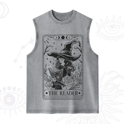 Purplehecate The Witch Reader Tarot Washed Tank