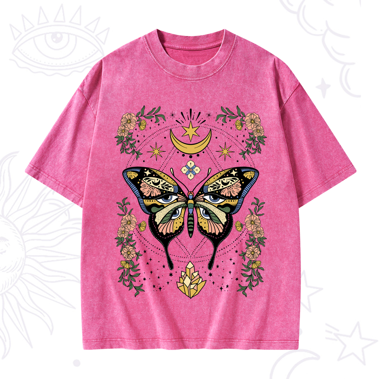 Purplehecate I Am Opening Washed T-Shirt