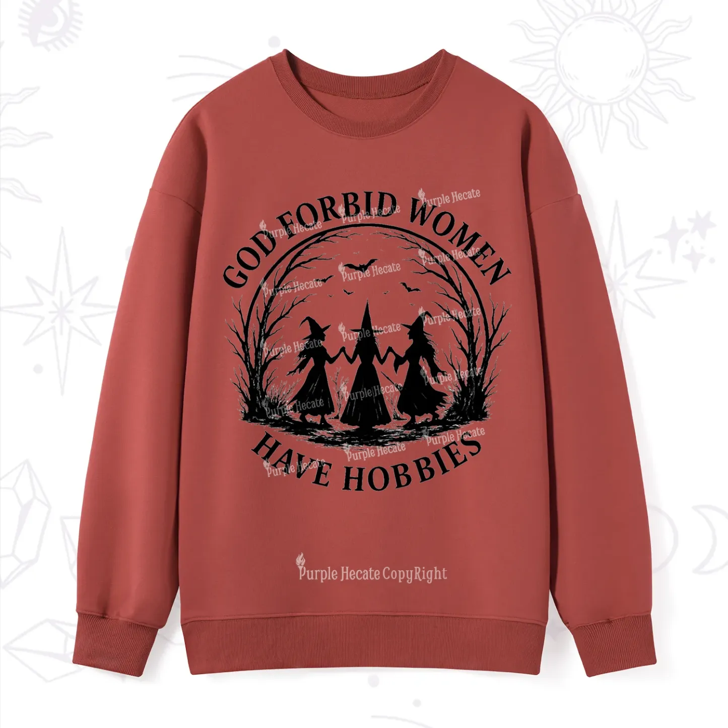 Purplehecate God Forbid Women Have Hobbies Sweatshirt
