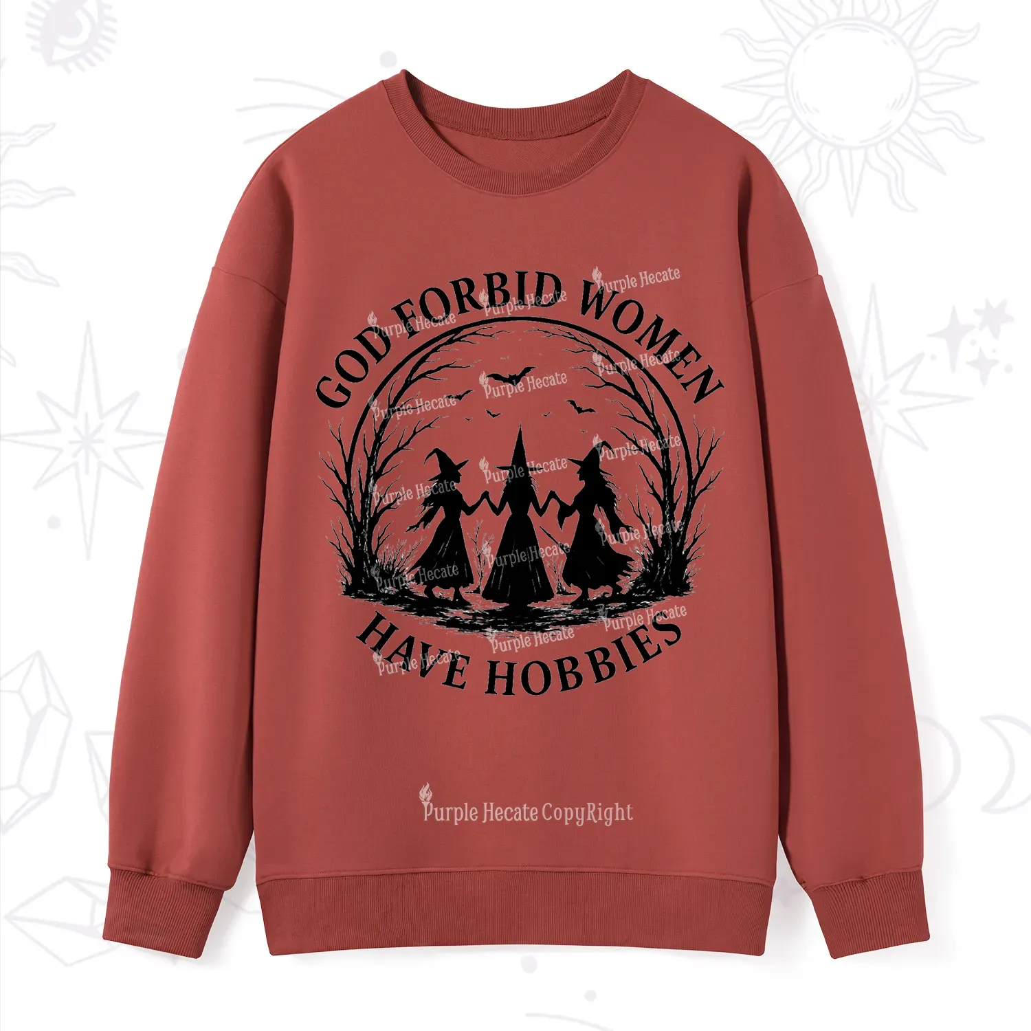Purplehecate God Forbid Women Have Hobbies Sweatshirt