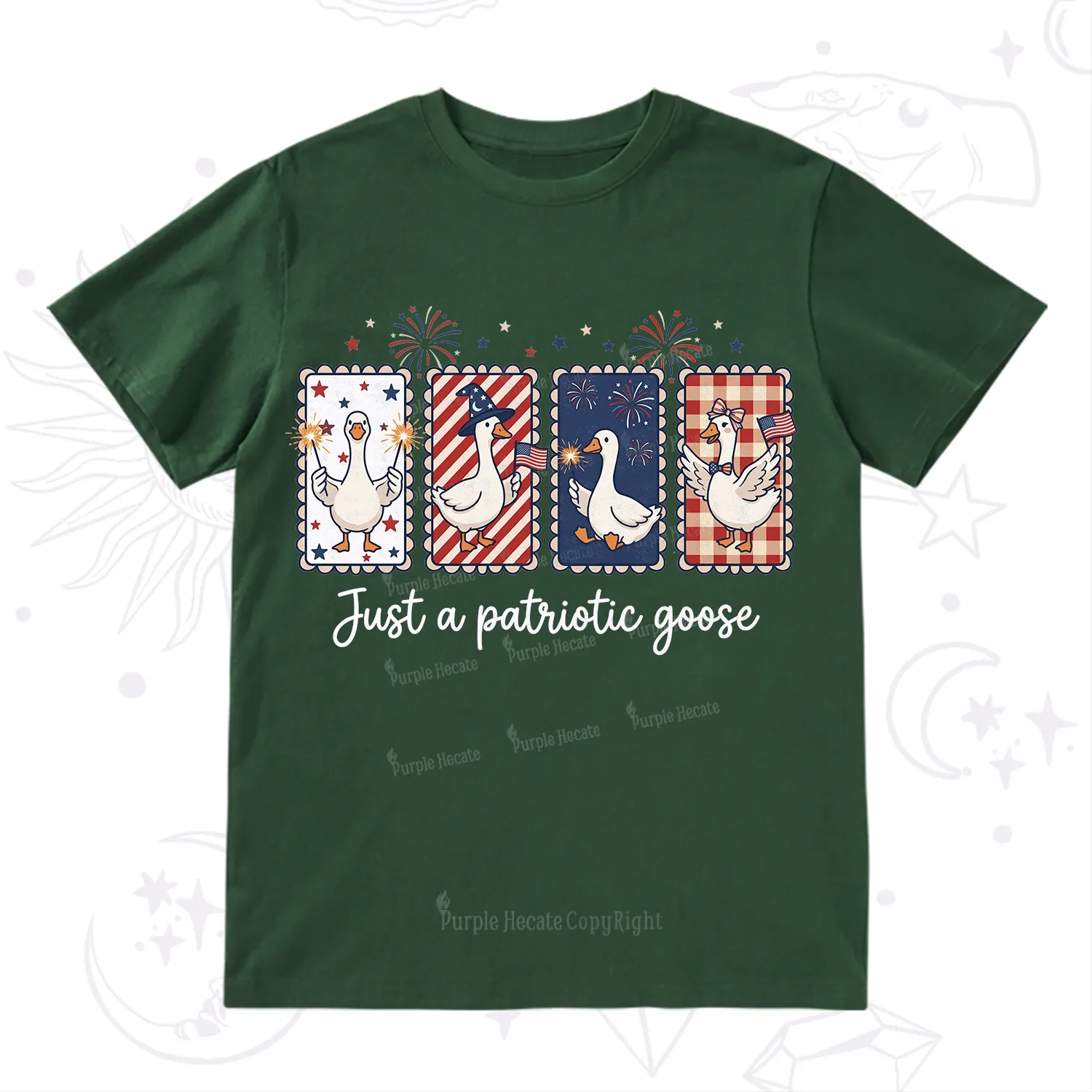 Purplehecate Just A Patriotic Goose T-Shirt