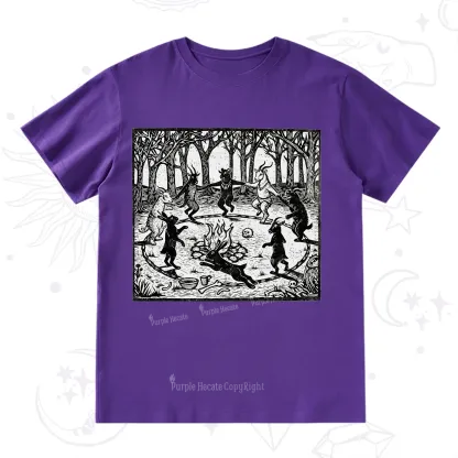 Purplehecate Woodland Rites of the Black Goat T-Shirt