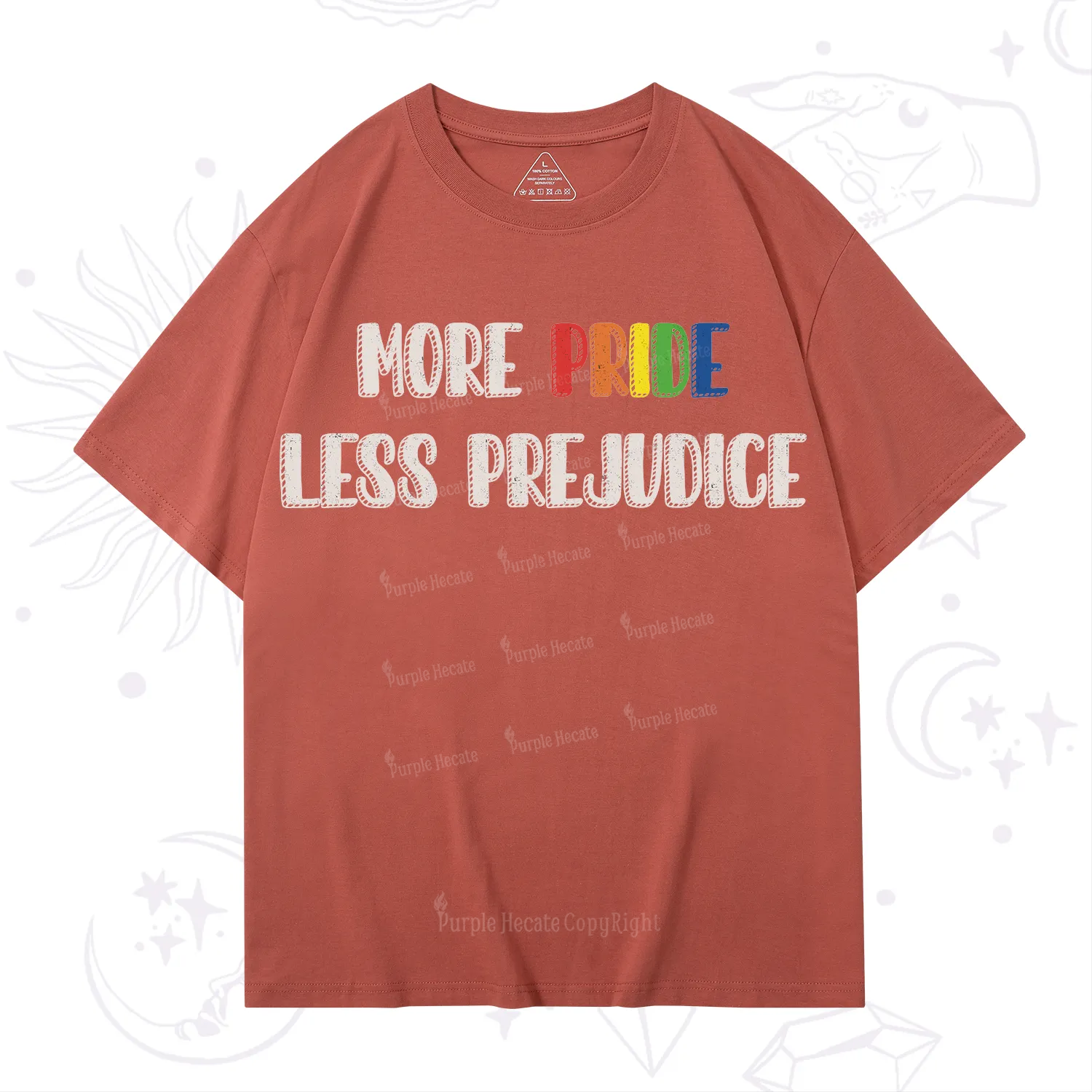 Purplehecate More Pride Less Prejudice T-Shirt