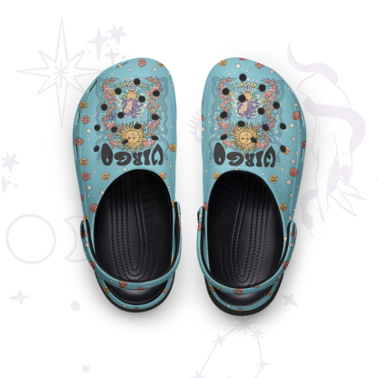Purplehecate Virgo Spirit Zodiac Rubber Clogs