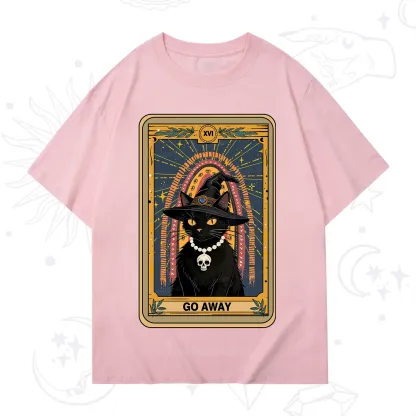 Purplehecate The Go Away Cat Tarot T-Shirt
