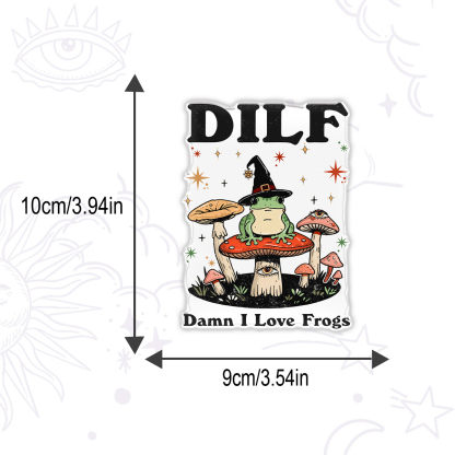 Purplehecate Dilf Damn I Love Frogs Magnet