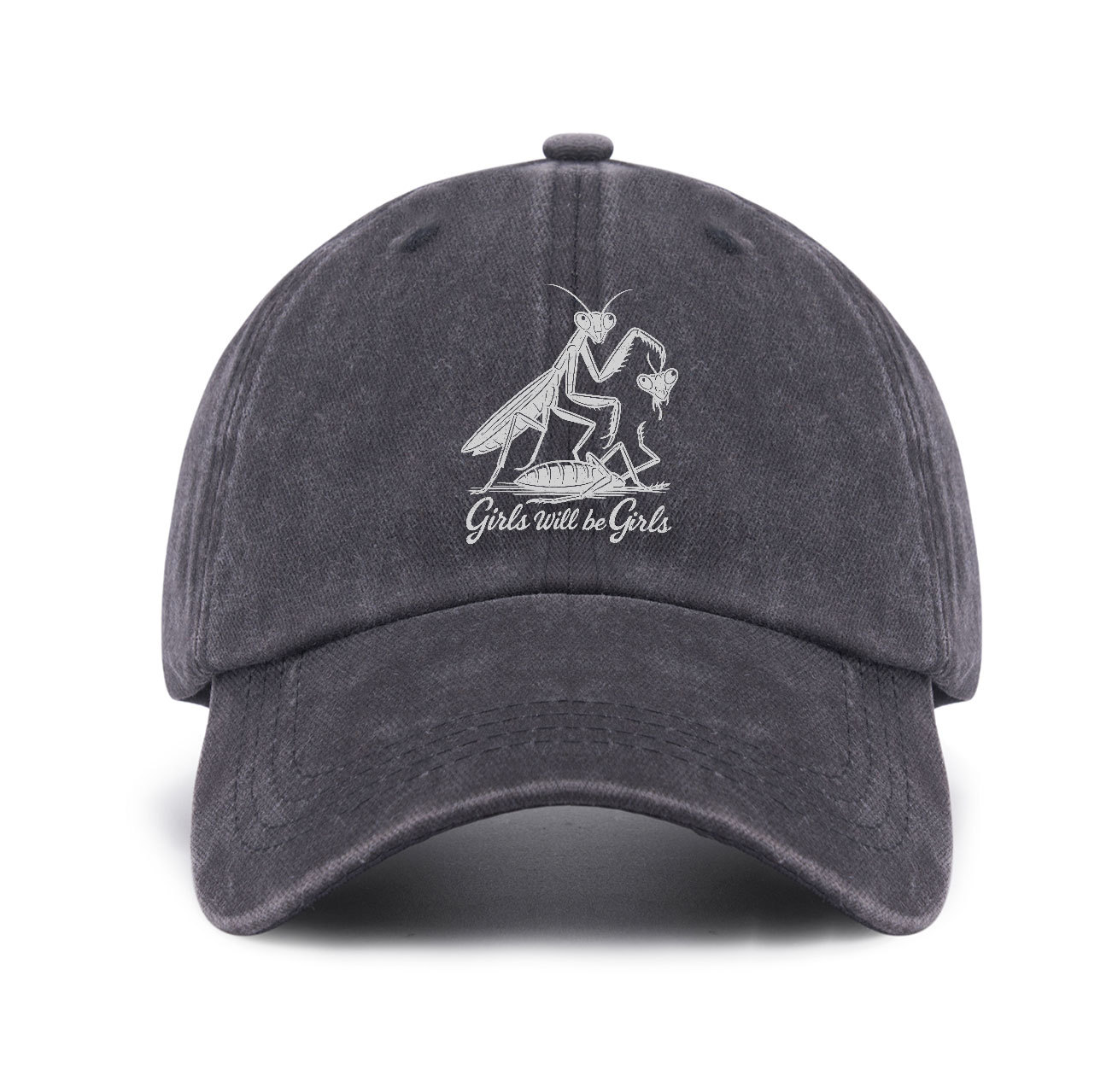 Purplehecate Girls Will Be Girls Praying Mantis Baseball Cap