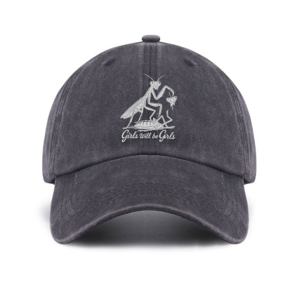 Purplehecate Girls Will Be Girls Praying Mantis Baseball Cap