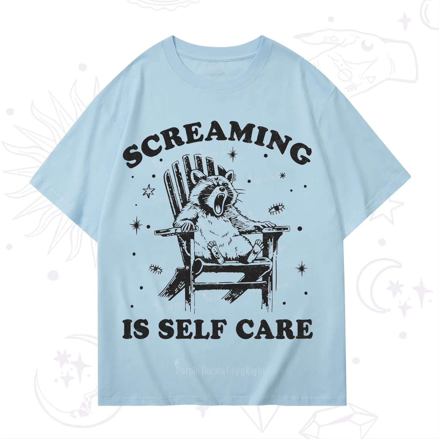 Purplehecate Screaming is Self Care T-Shirt