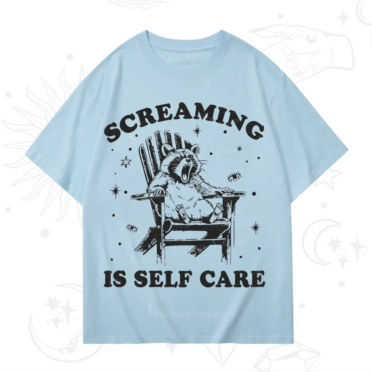 Purplehecate Screaming is Self Care T-Shirt