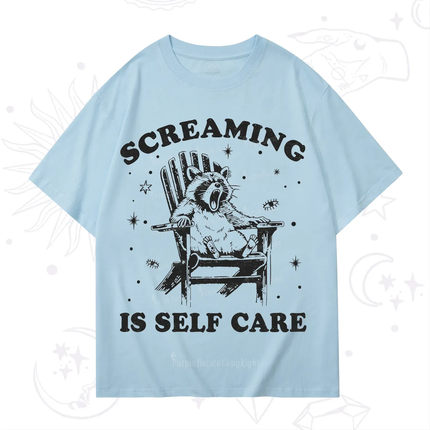 Purplehecate Screaming is Self Care T-Shirt