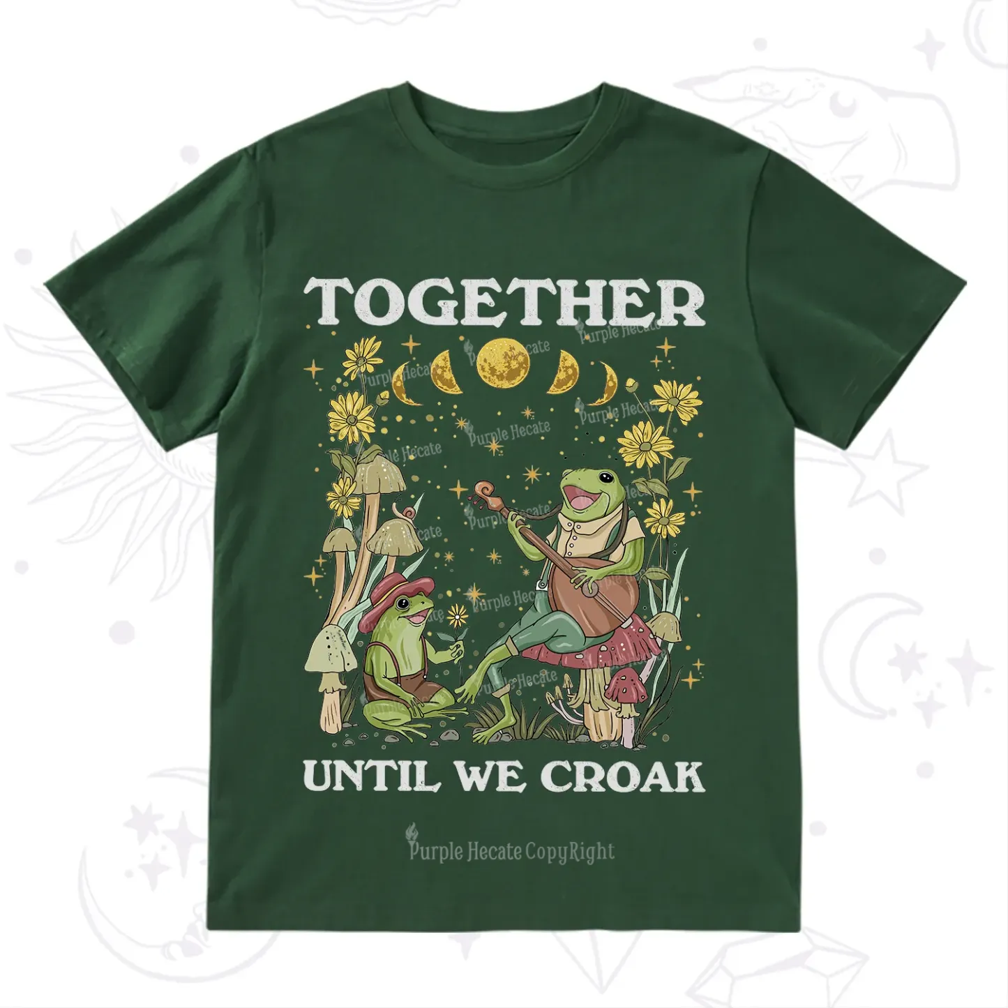 Purplehecate Together Until We Croak Frog T-Shirt