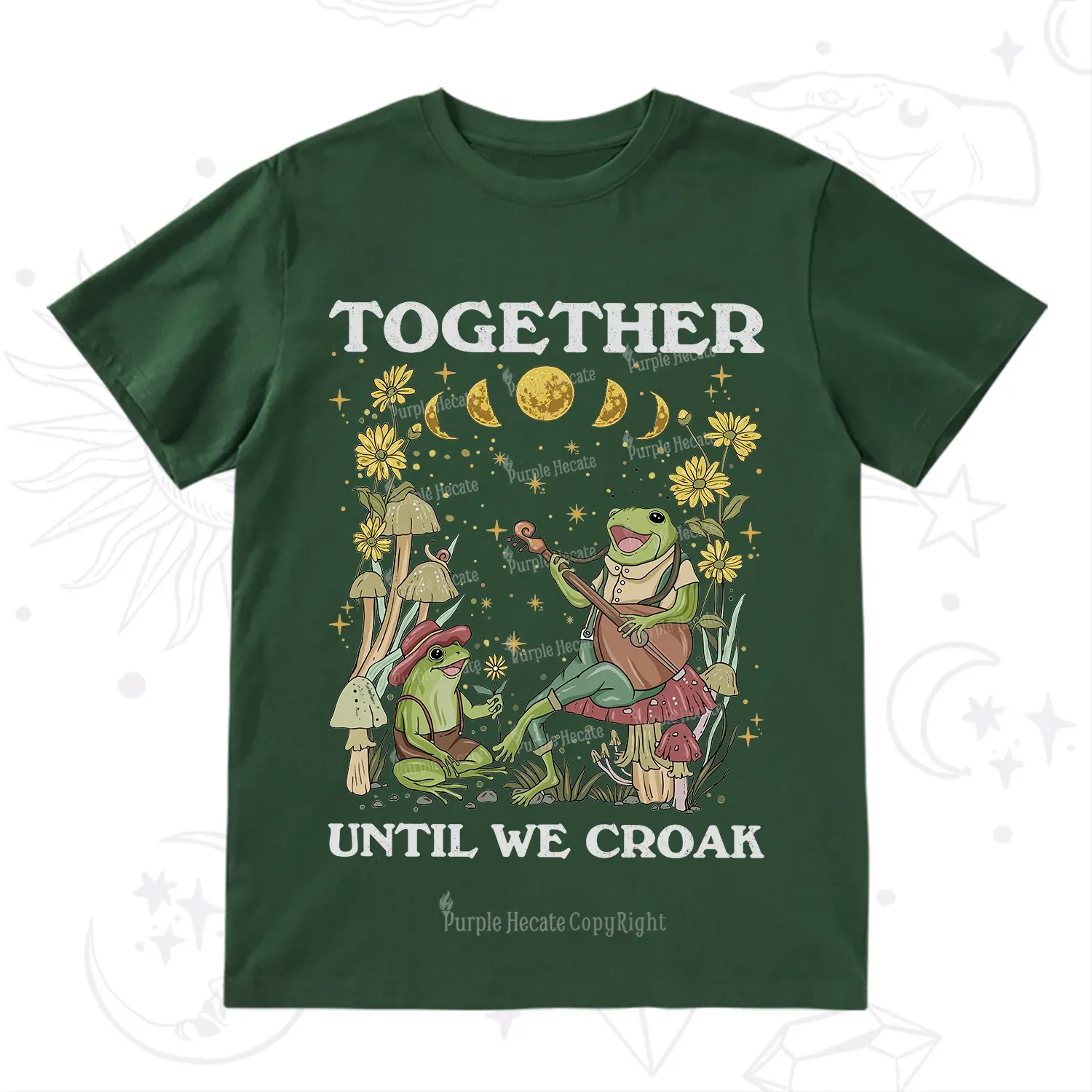 Purplehecate Together Until We Croak Frog T-Shirt