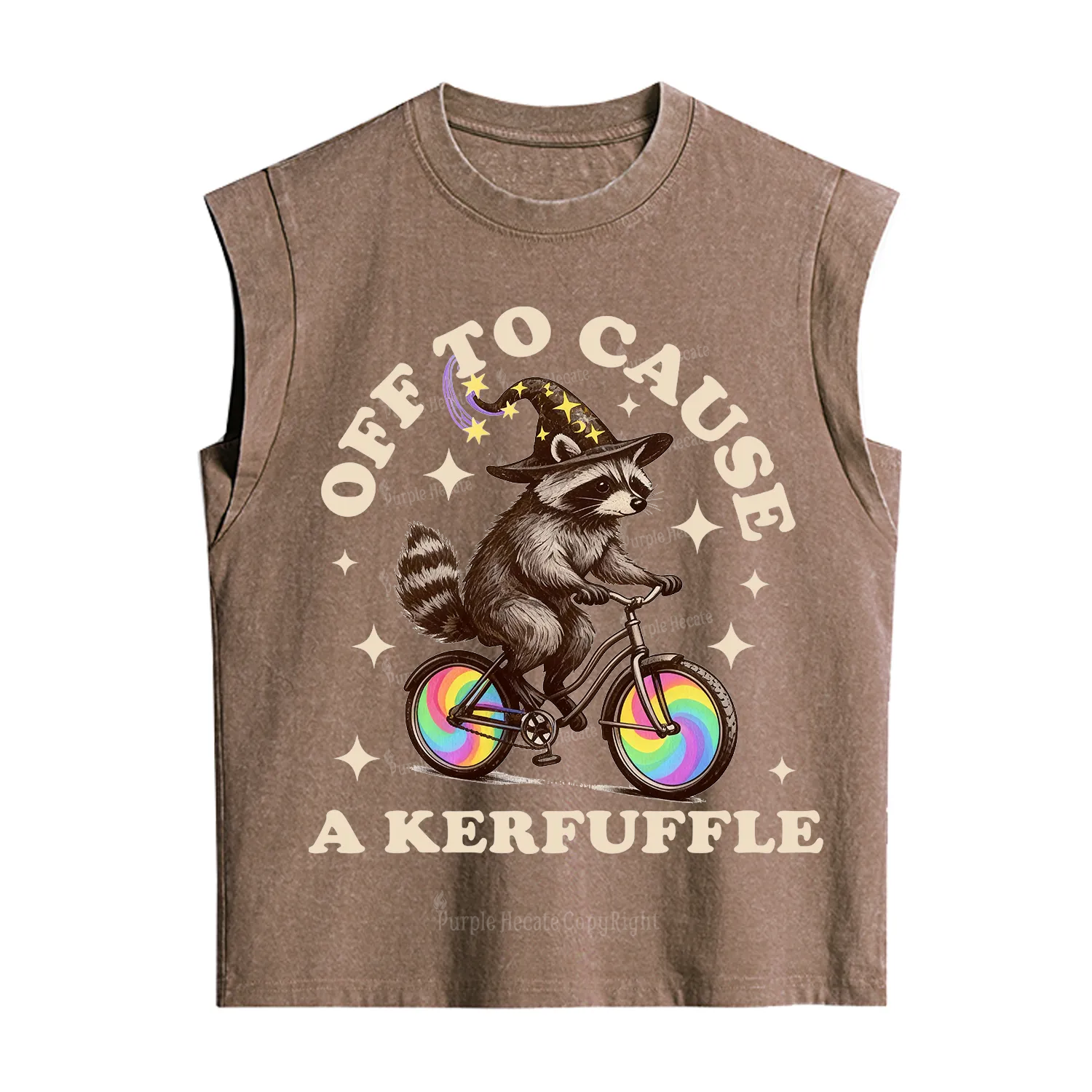Purplehecate Off To Cause A Kerfuffle Vintage Washed Tank