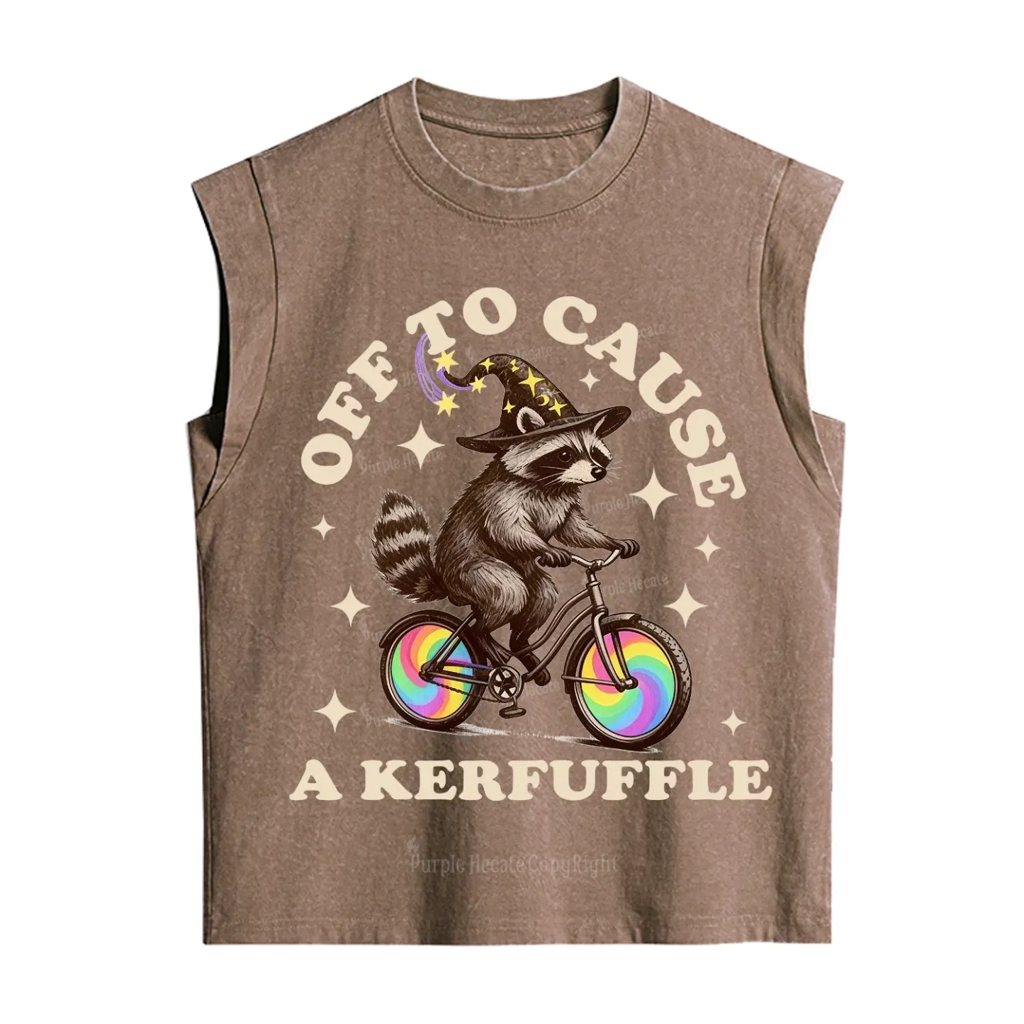 Purplehecate Off To Cause A Kerfuffle Vintage Washed Tank