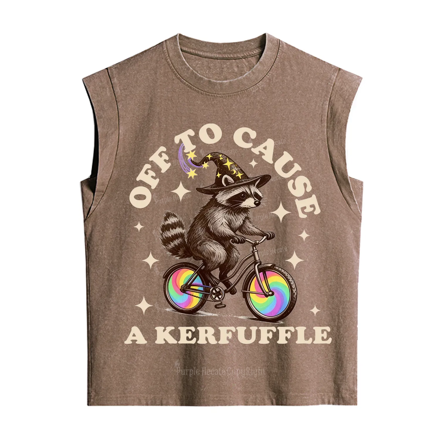 Purplehecate Off To Cause A Kerfuffle Vintage Washed Tank
