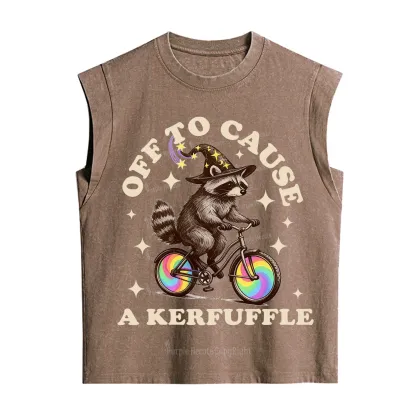 Purplehecate Off To Cause A Kerfuffle Vintage Washed Tank