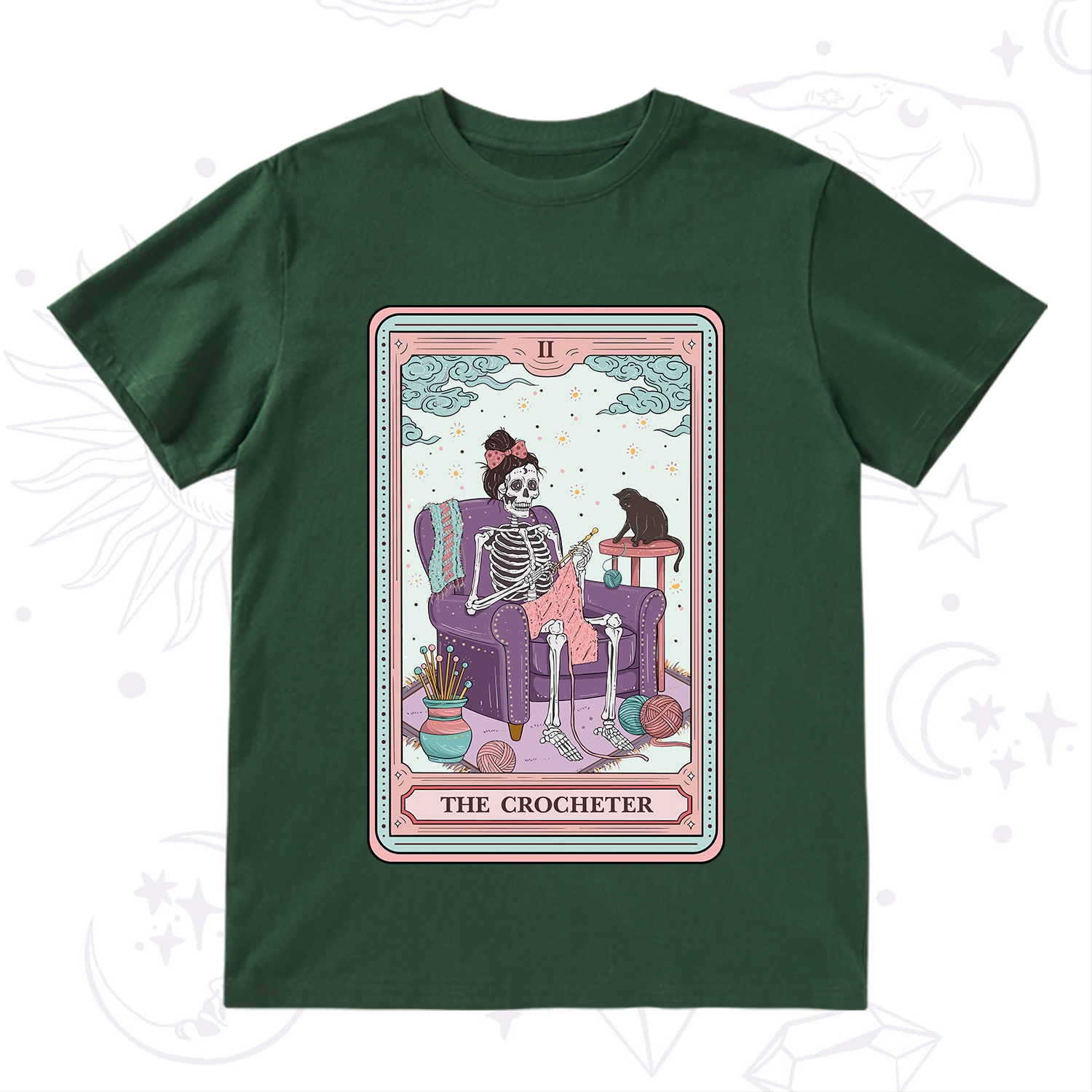 Purplehecate The Crocheter Tarot T-Shirt
