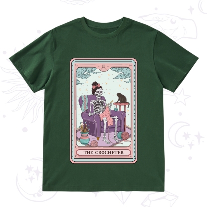 Purplehecate The Crocheter Tarot T-Shirt
