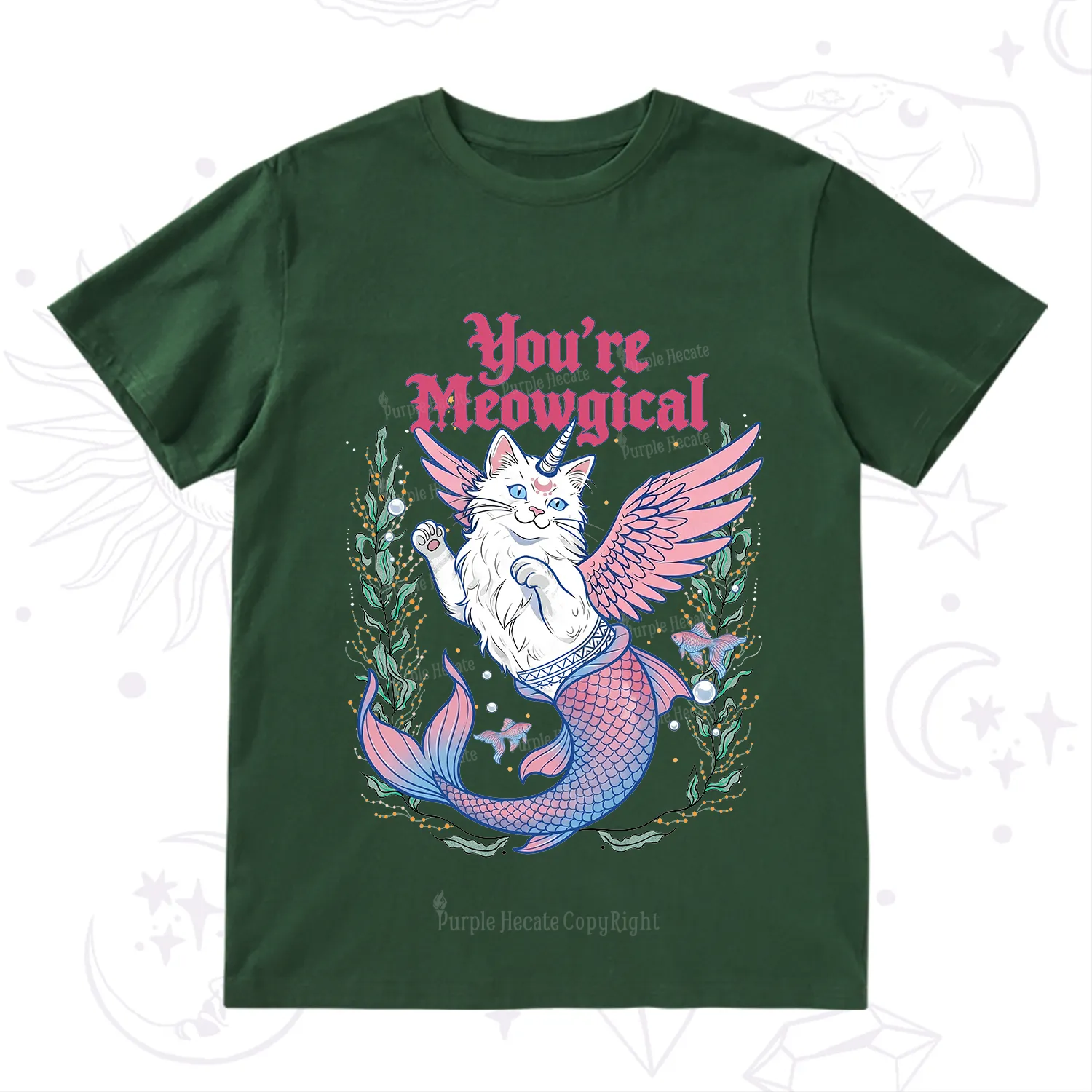 Purplehecate You're Meowgical T-Shirt