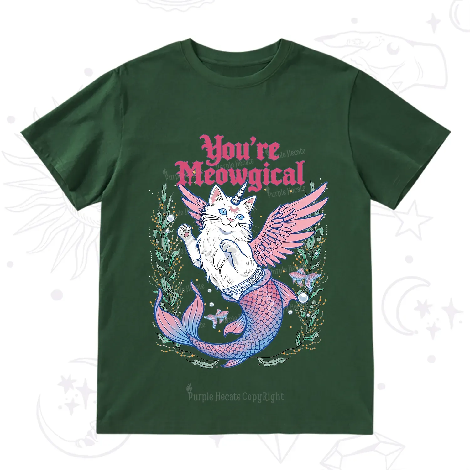 Purplehecate You're Meowgical T-Shirt