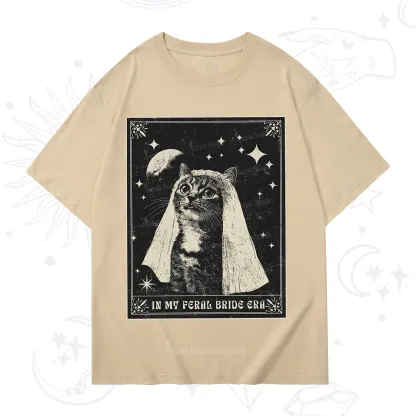 Purplehecate Cat In My Feral Bride Era Bachelorette T-Shirt