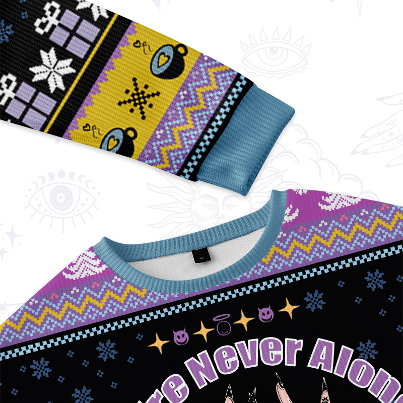 Purplehecate Caffiend Ugly Christmas Sweater