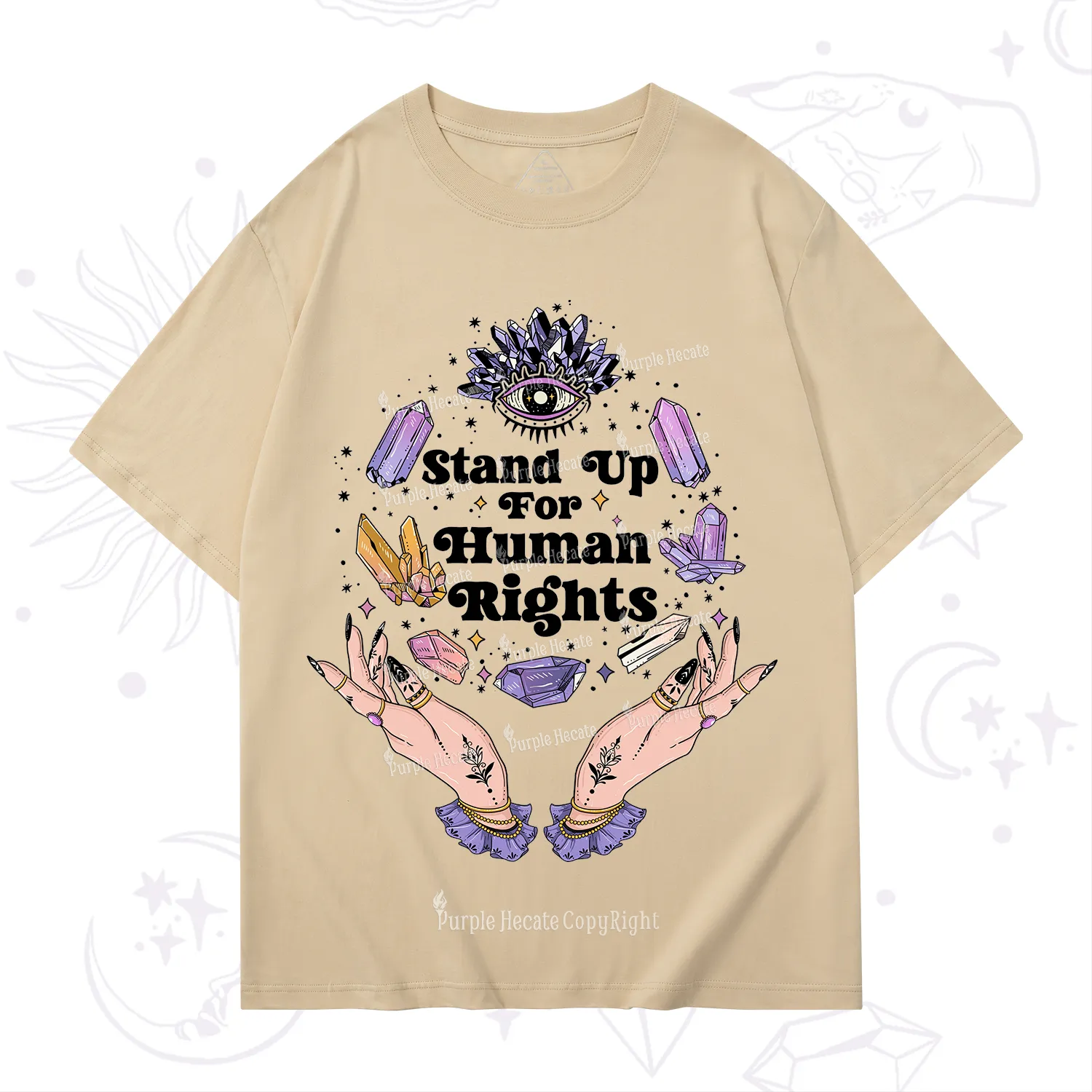 Purplehecate Stand Up For Human Rights T-Shirt