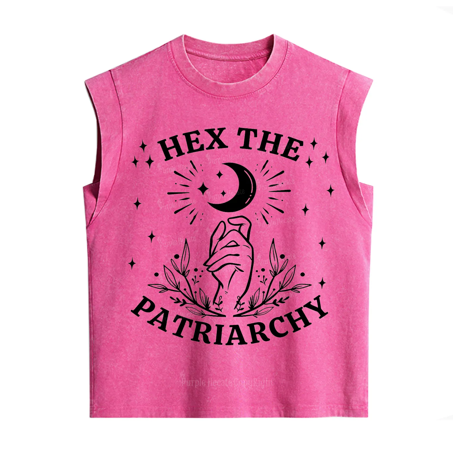 Purplehecate Hex The Patriarchy Vintage Washed Tank