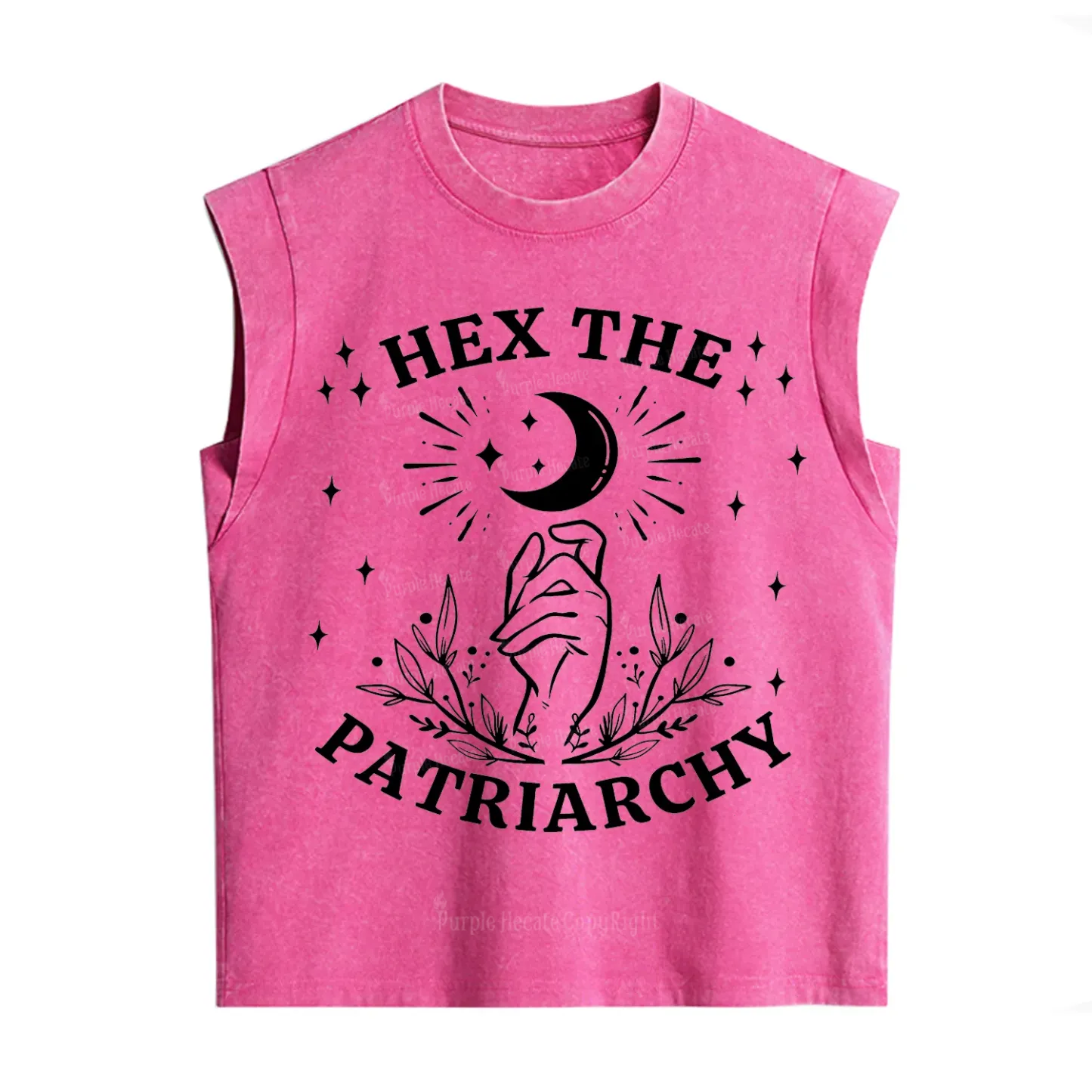 Purplehecate Hex The Patriarchy Vintage Washed Tank