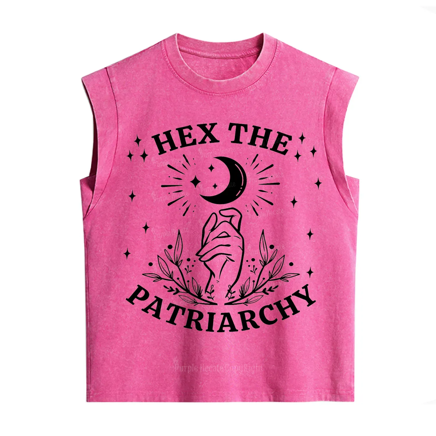 Purplehecate Hex The Patriarchy Vintage Washed Tank