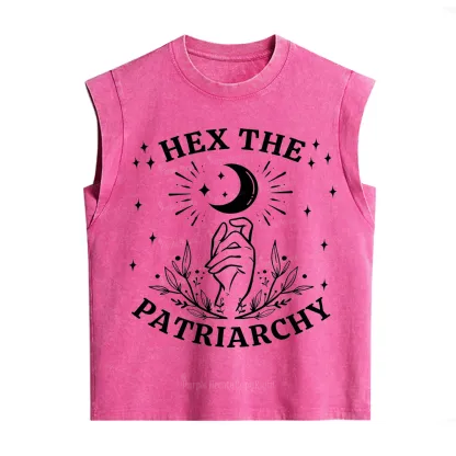 Purplehecate Hex The Patriarchy Vintage Washed Tank