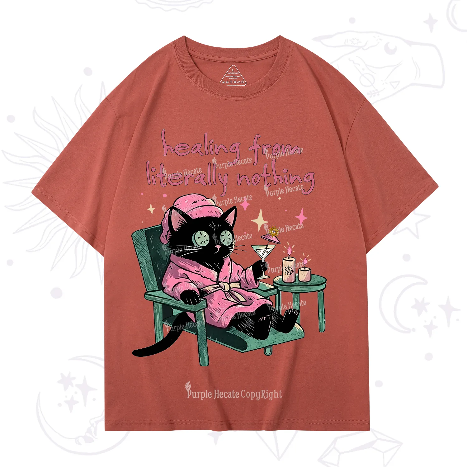 Purplehecate Healing From Literally Nothing T-Shirt