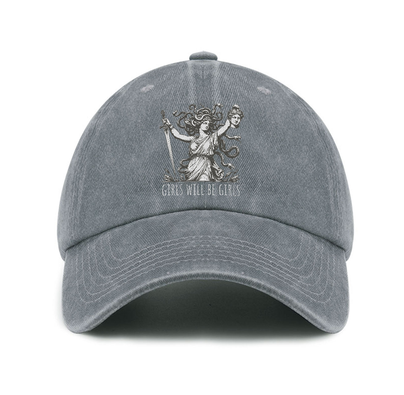 Purplehecate Girls Will Be Girls Medusa Baseball Cap
