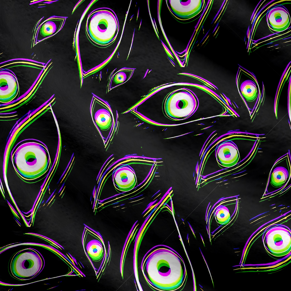 Purplehecate Glitch Vision Cardigan Sweaters