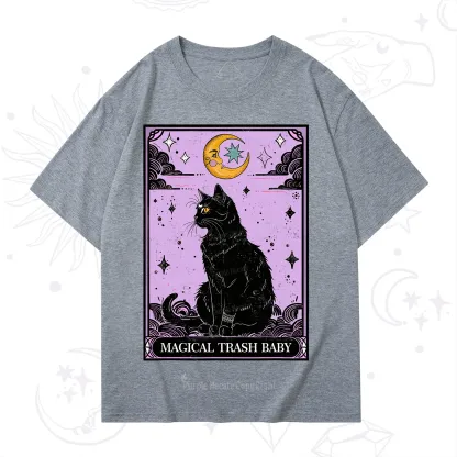 Purplehecate Magical Trash Baby Tarot Cat T-Shirt