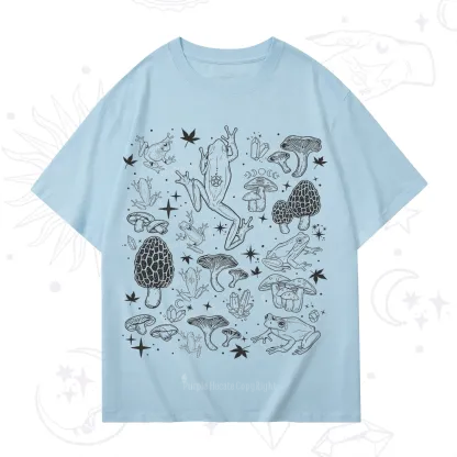 Purplehecate Frog and Mushroom T-Shirt