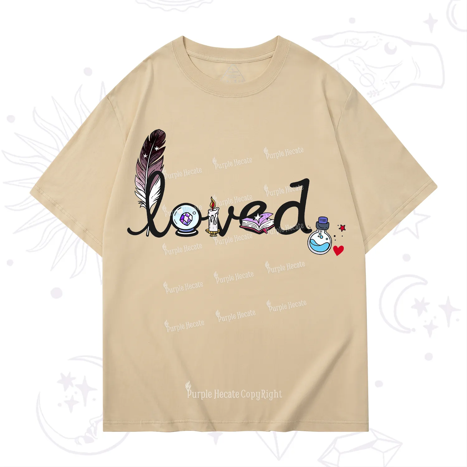Purplehecate Magical Loved Valentine T-Shirt
