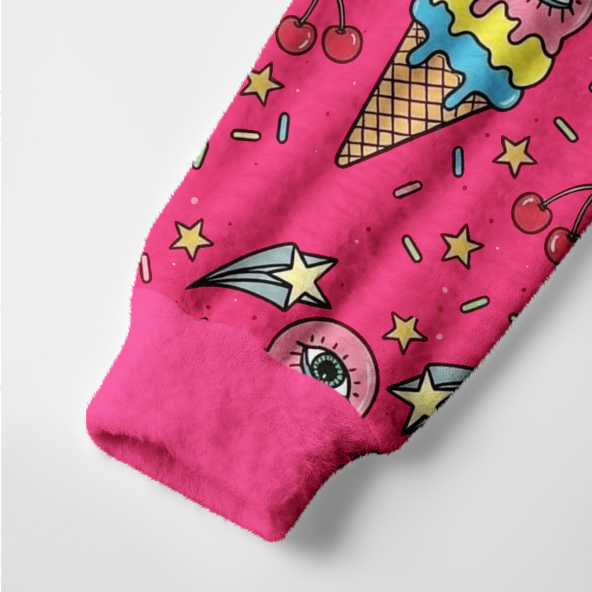 Purplehecate Melting Monster Ice Cream  Ugly Cardigan Sweaters