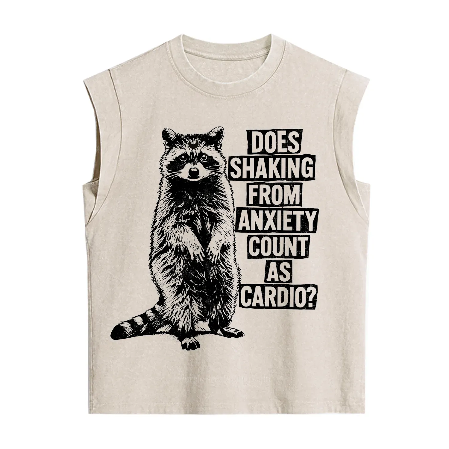 Purplehecate Does Shaking From Anxiety Count As Cardio Vintage Washed Tank