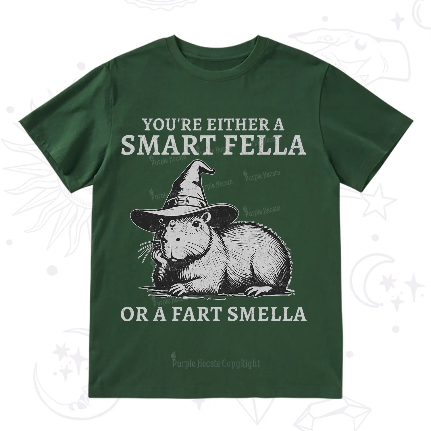 Purplehecate You're Either A Smart Fella or a Smart Fella T-Shirt